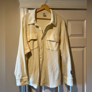 PINK Shacket - White - size XL